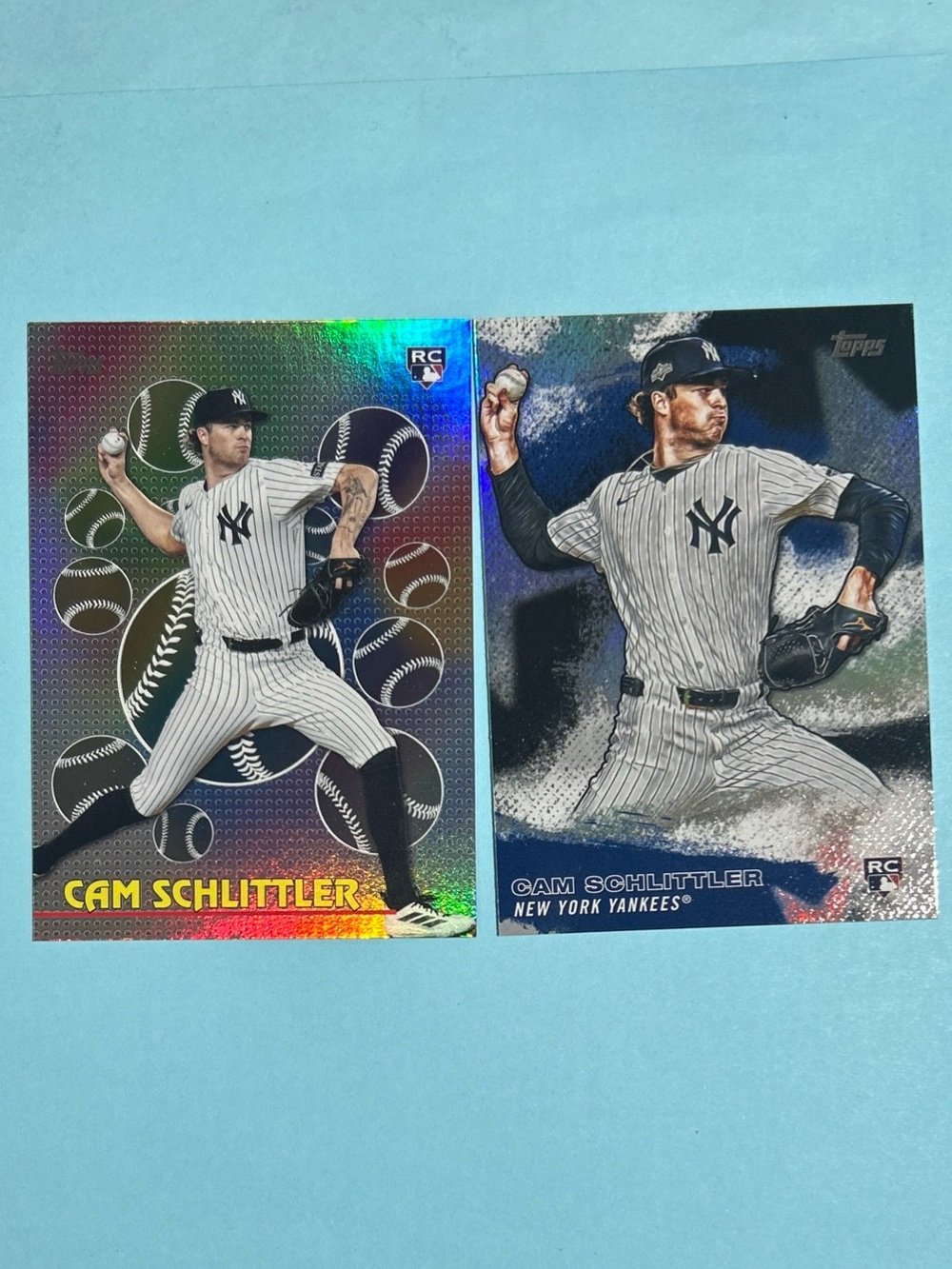 Cam Schlittler NY Yankees 2 Rookie Cards. 2026 Topps Series 2 - Titans And Stars